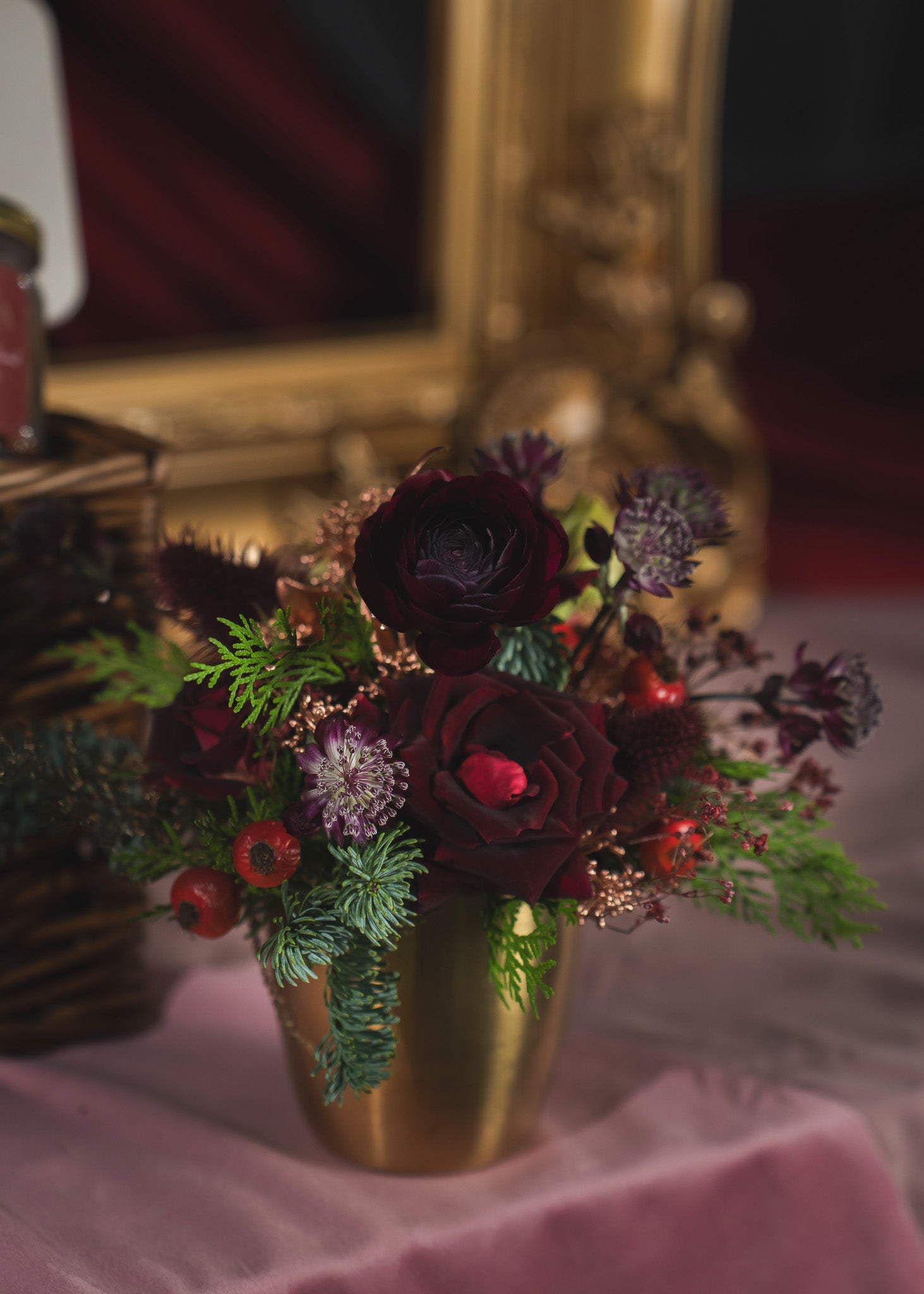 Garnet Crate Christmas Basket