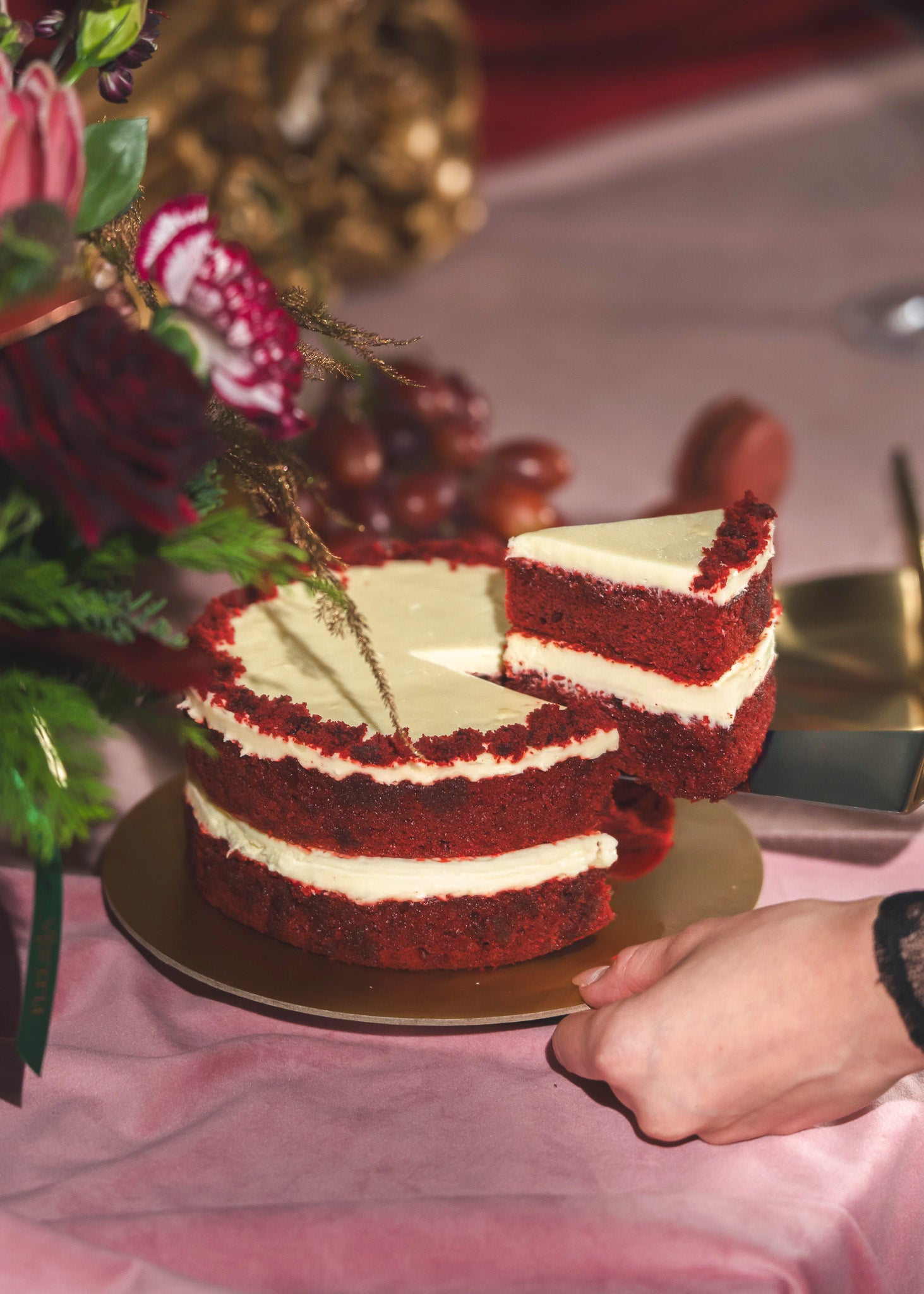 Red Velvet Naked Cake