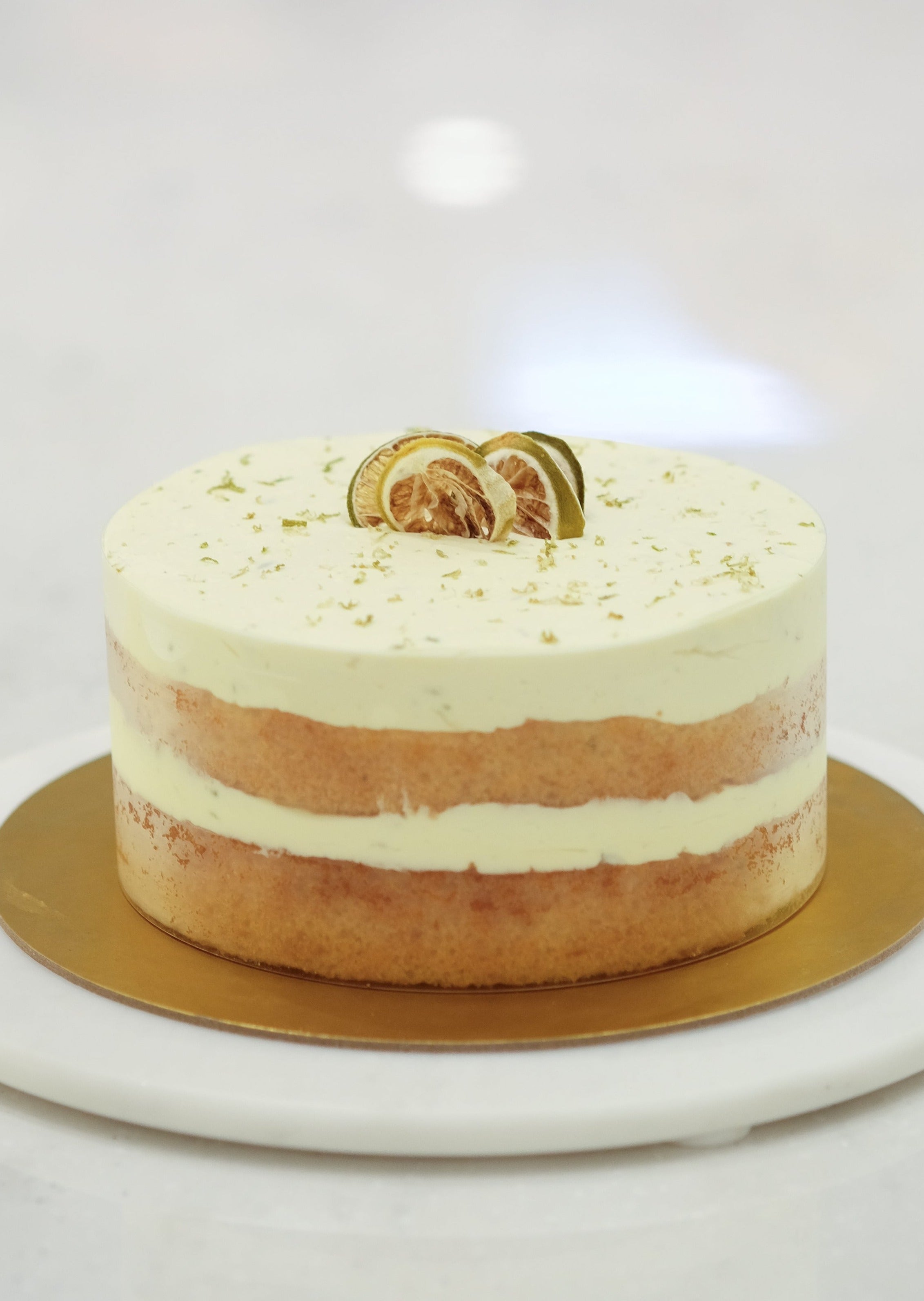 Key Lime Naked Cake