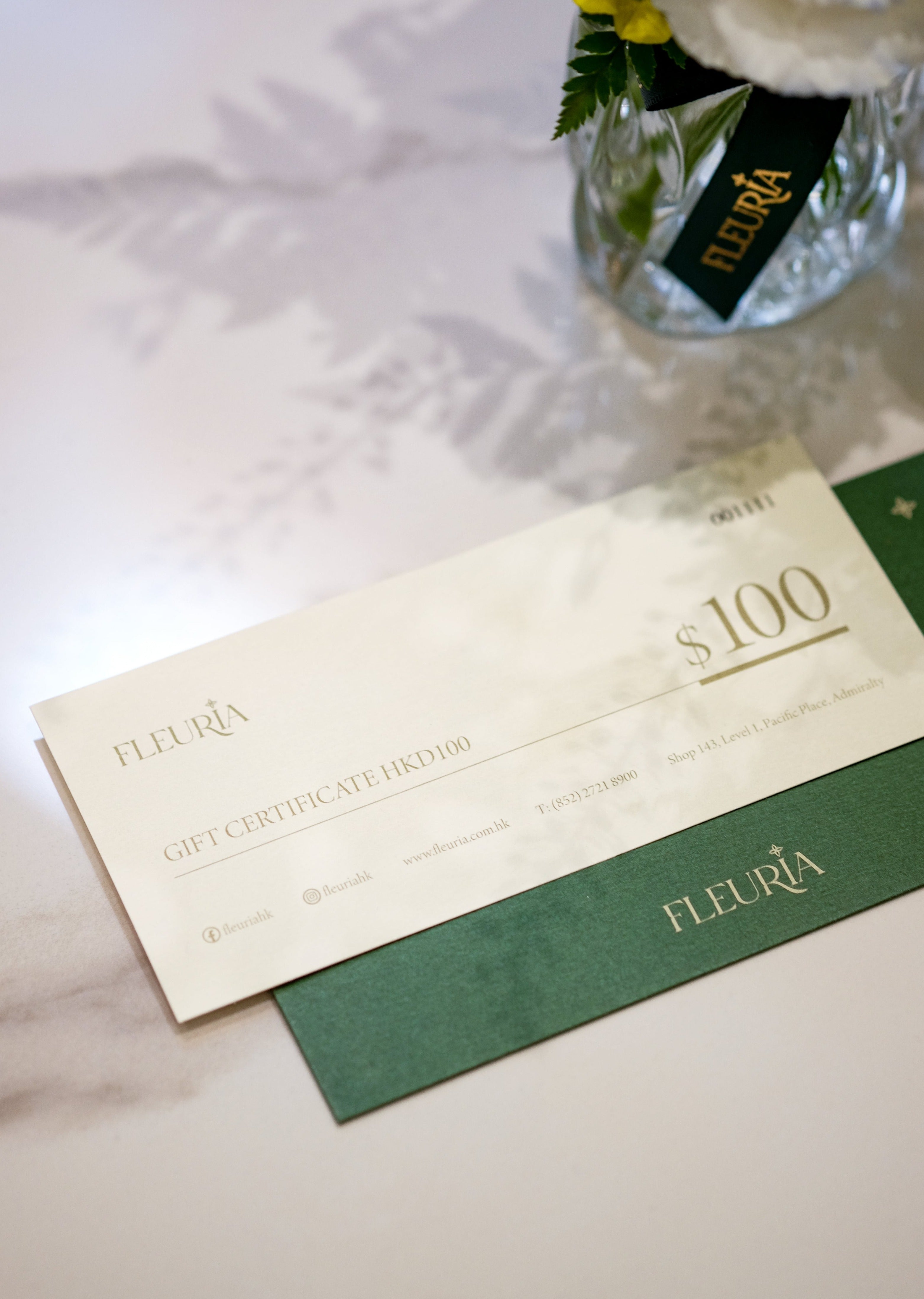 HKD100 Gift Certificate