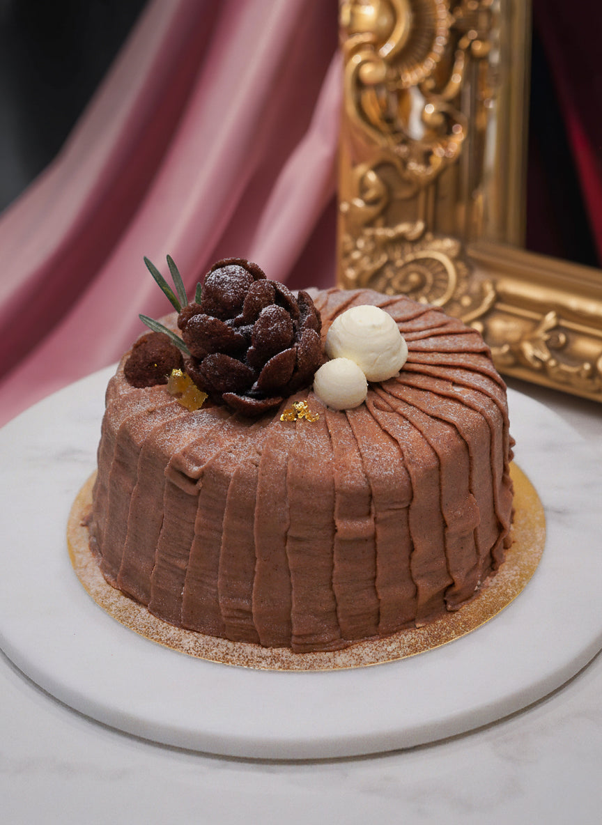 Mont Blanc Chestnut Cake