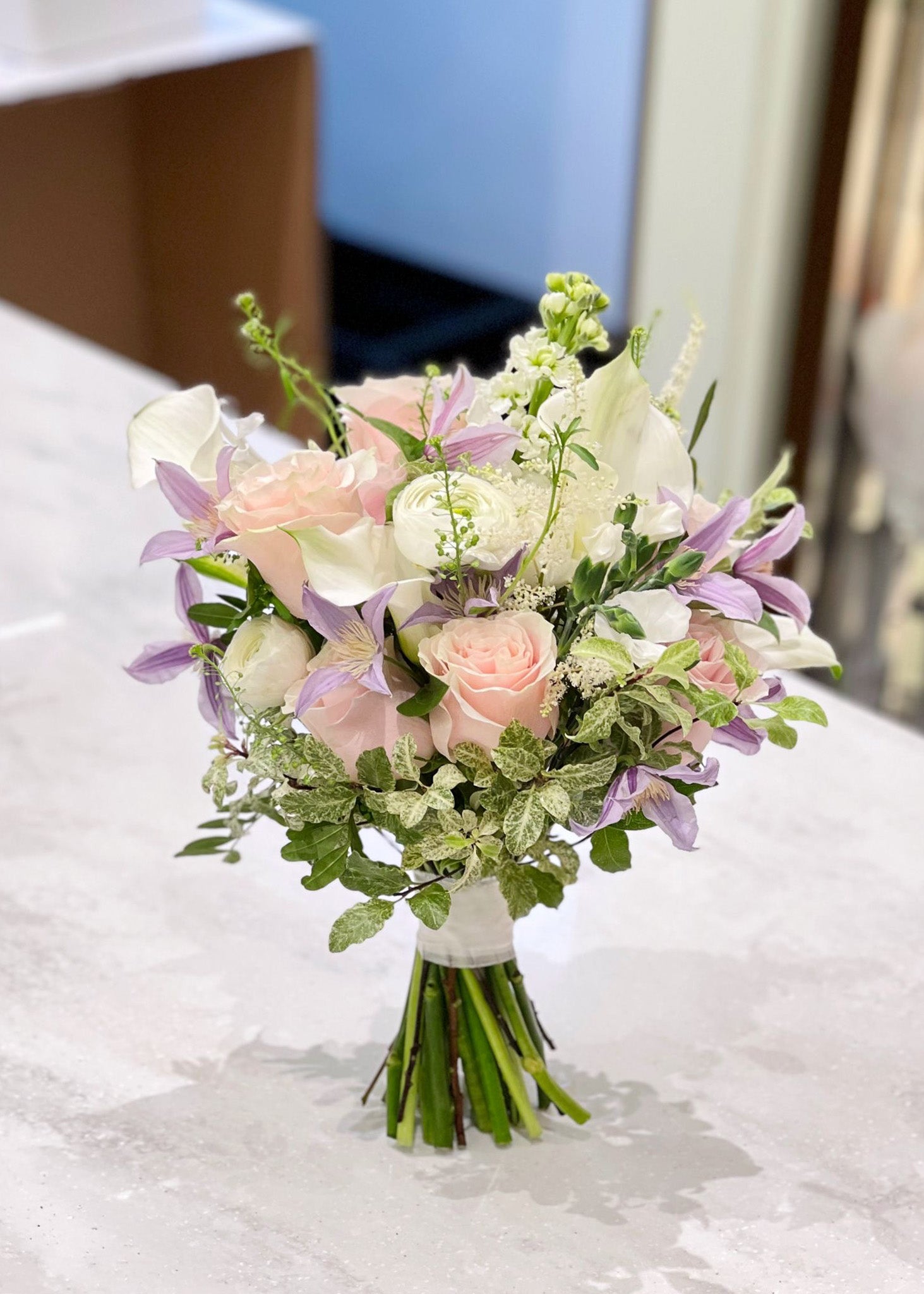 Bridal Bouquet & Corsage/Boutonniere Set