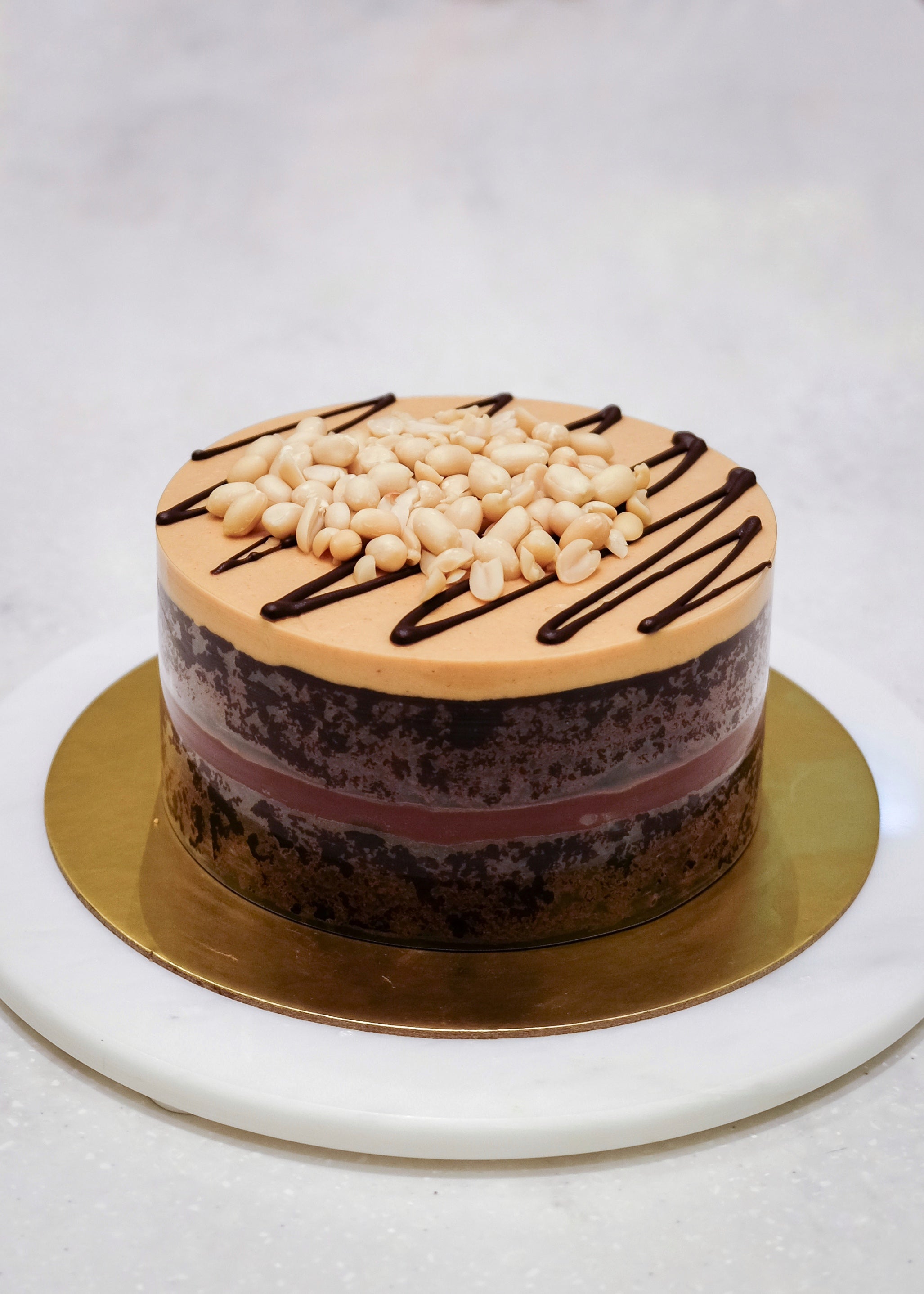 Peanut Butter Naked Cake