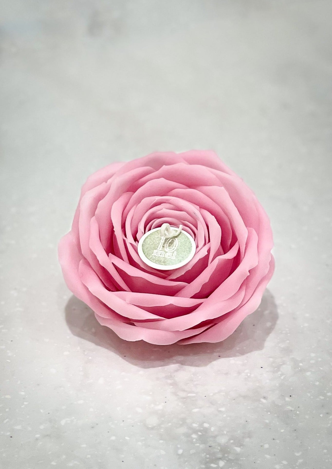 Handmade Rose Candle - Pink