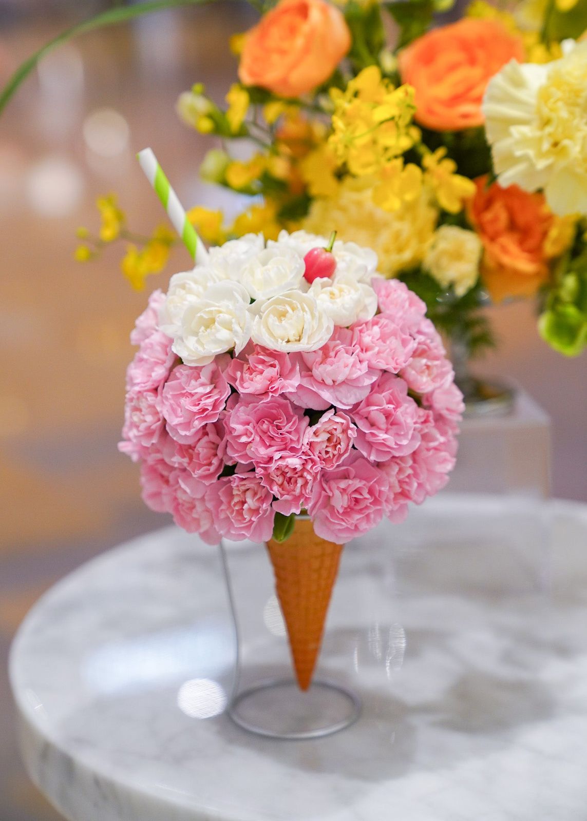 “Strawberry & Vanilla Gelato” 花藝工作坊