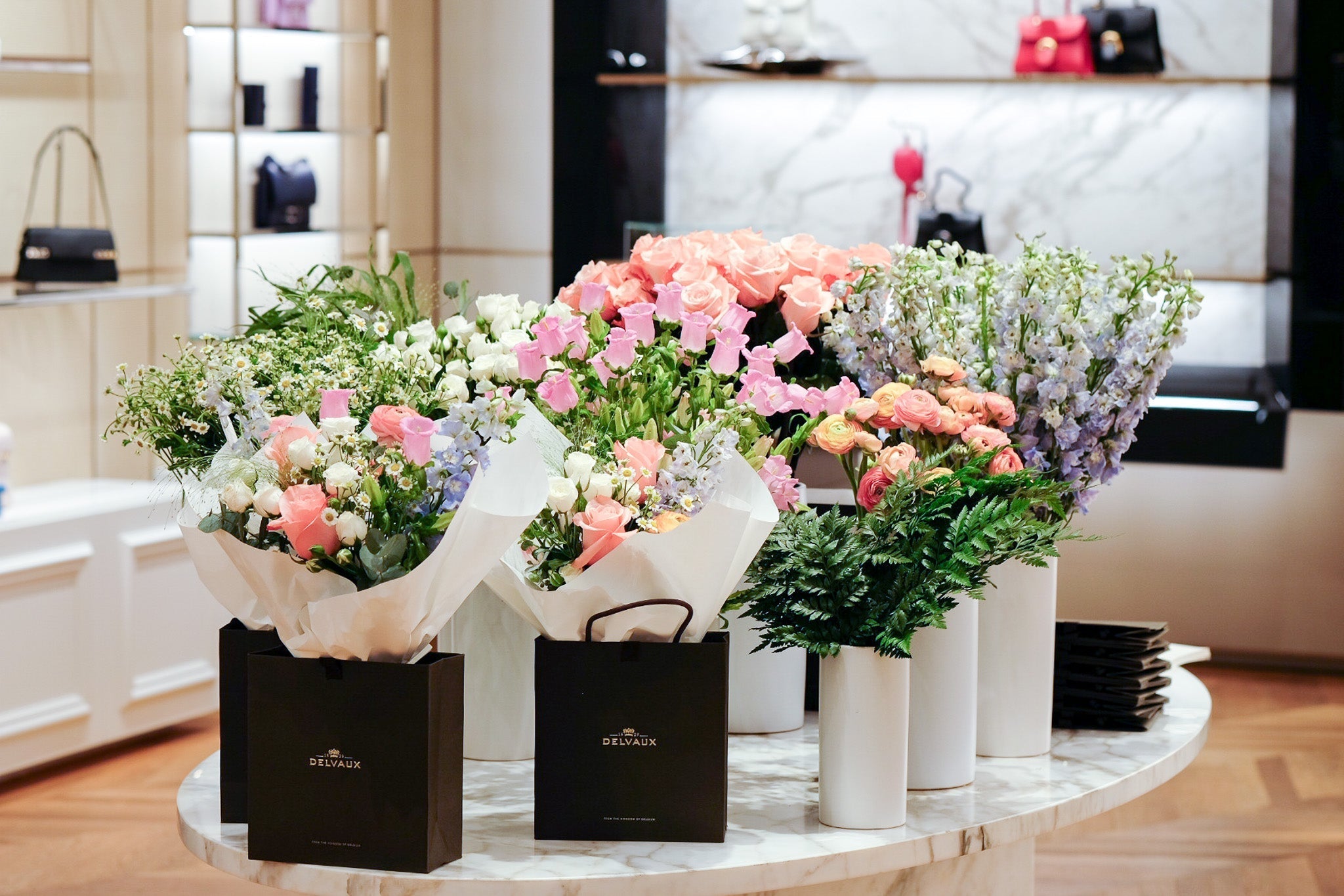 Delvaux Spring Event Bouquet Service
