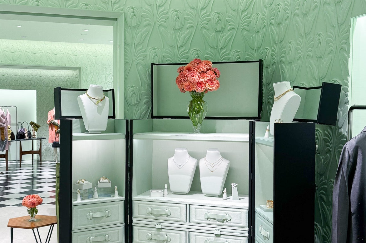 Prada Flower Display for Couleur Vivante Collection
