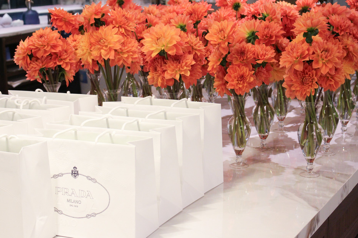 Prada Couleur Vivante Collection Flower Gifting