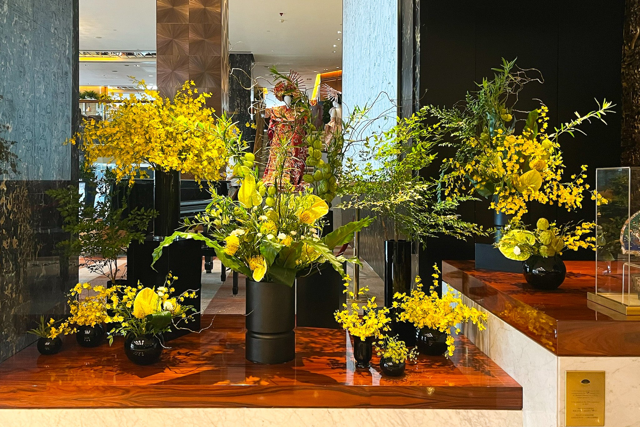Mandarin Oriental Hotel Lobby Flower Display