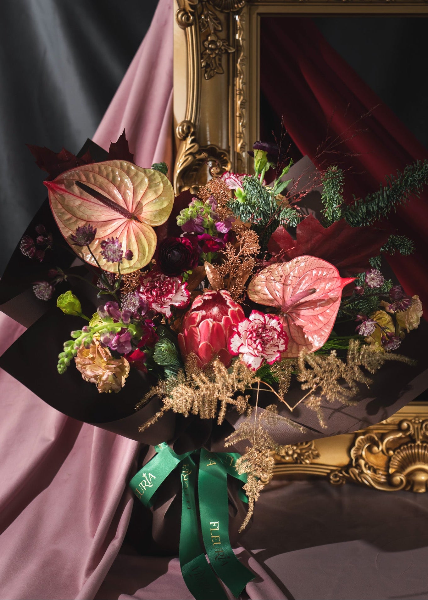 Merlot Christmas Bouquet