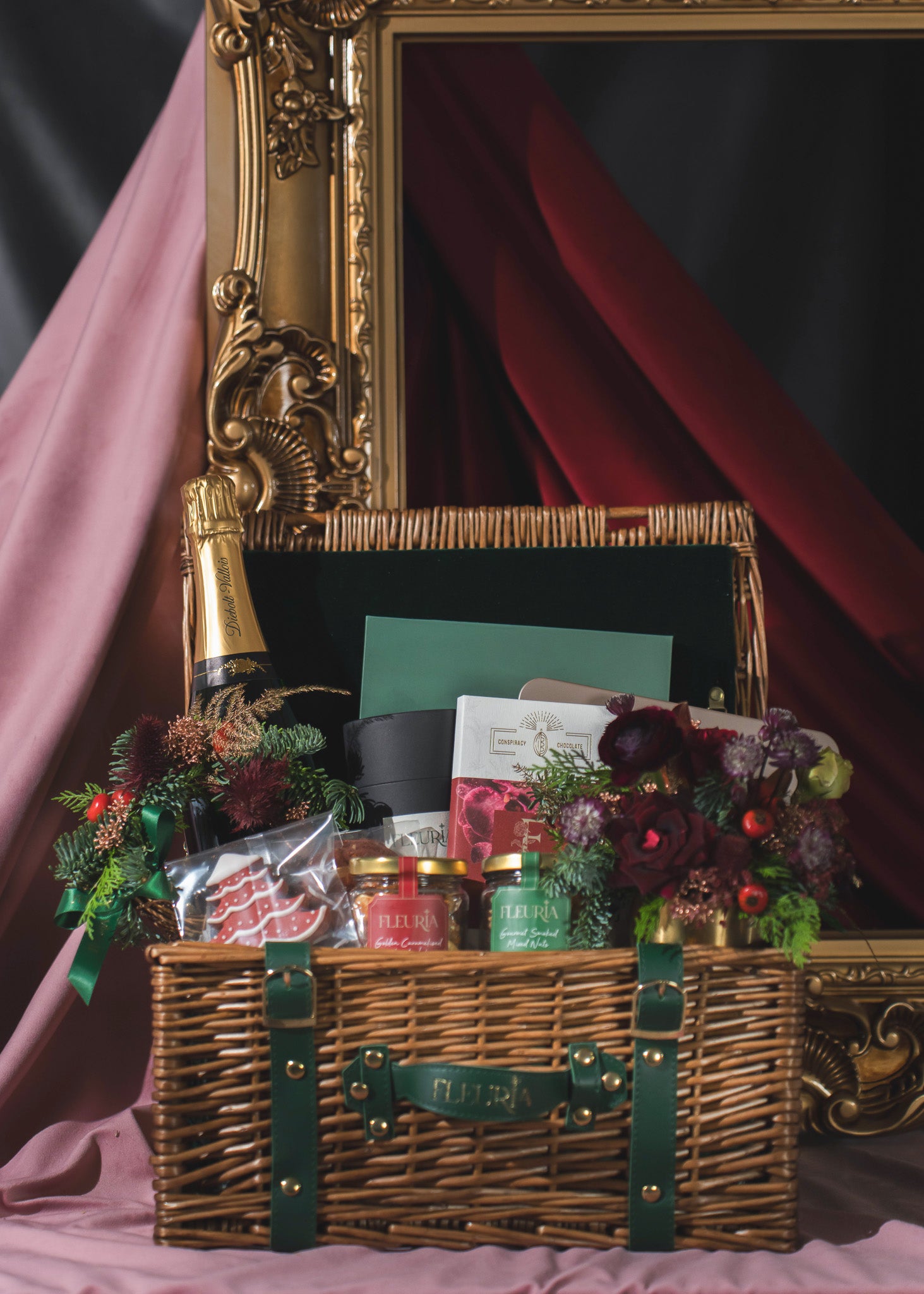 Garnet Crate Christmas Basket