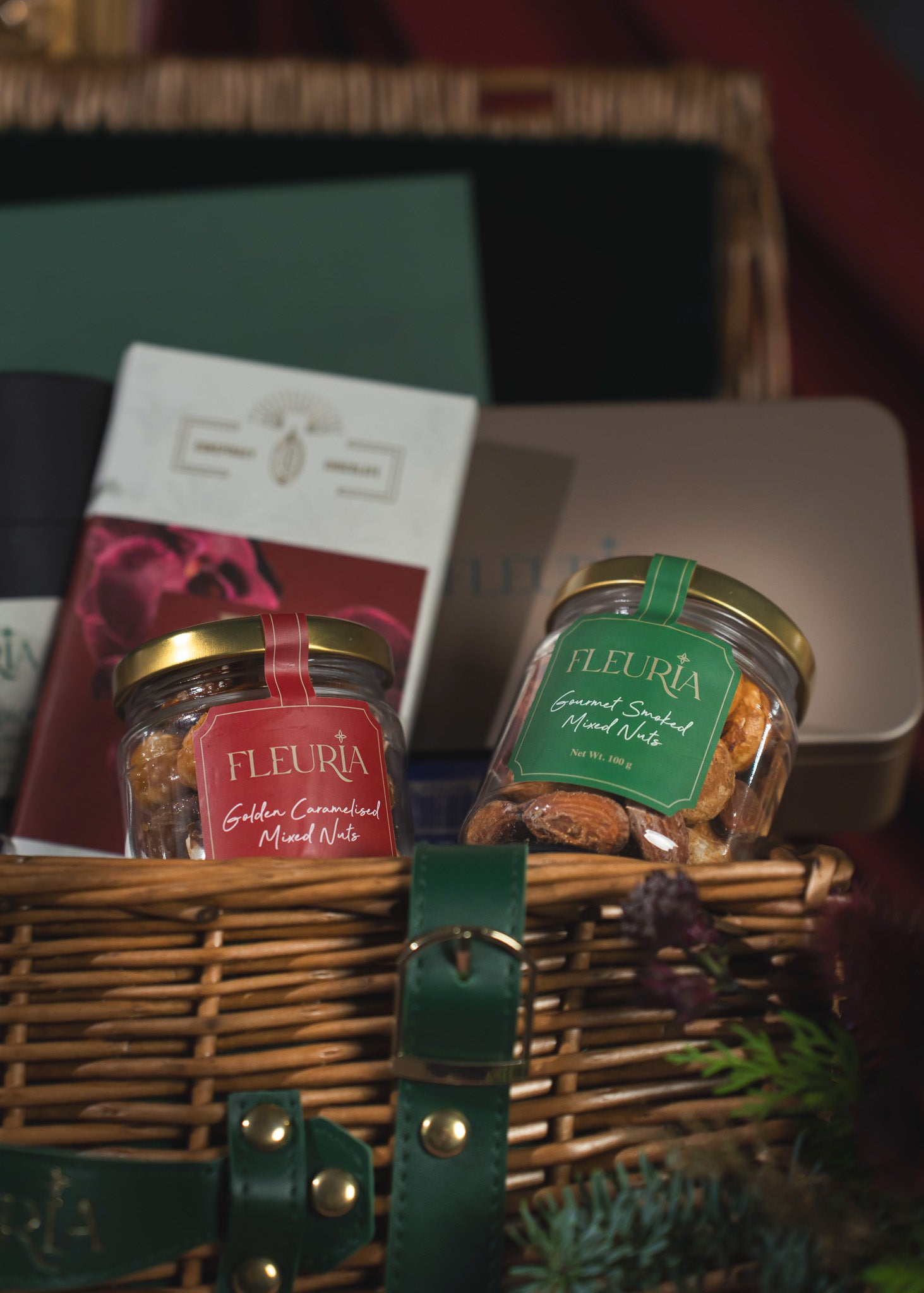 Garnet Crate Christmas Basket