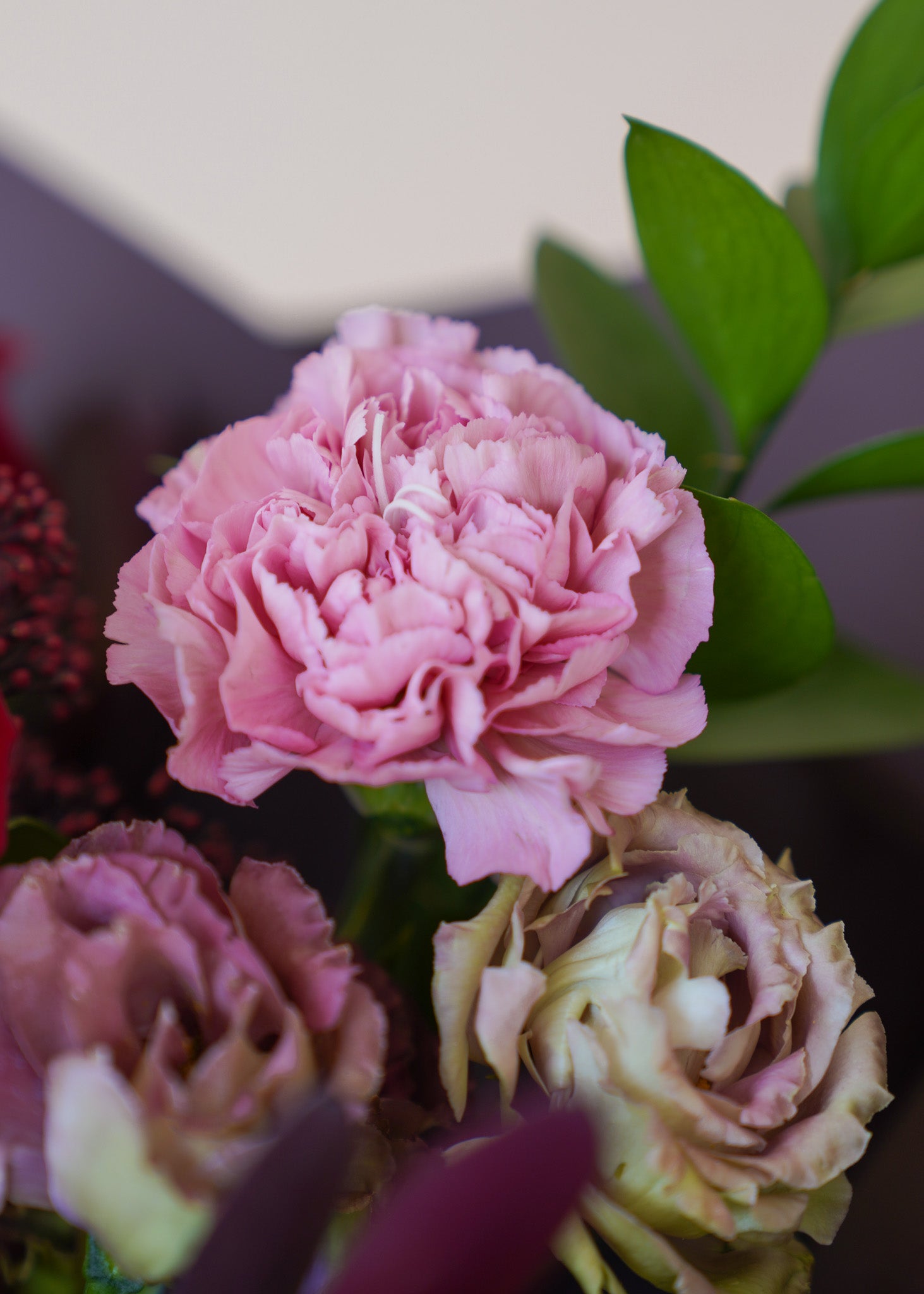Bordeaux Romance in Vase