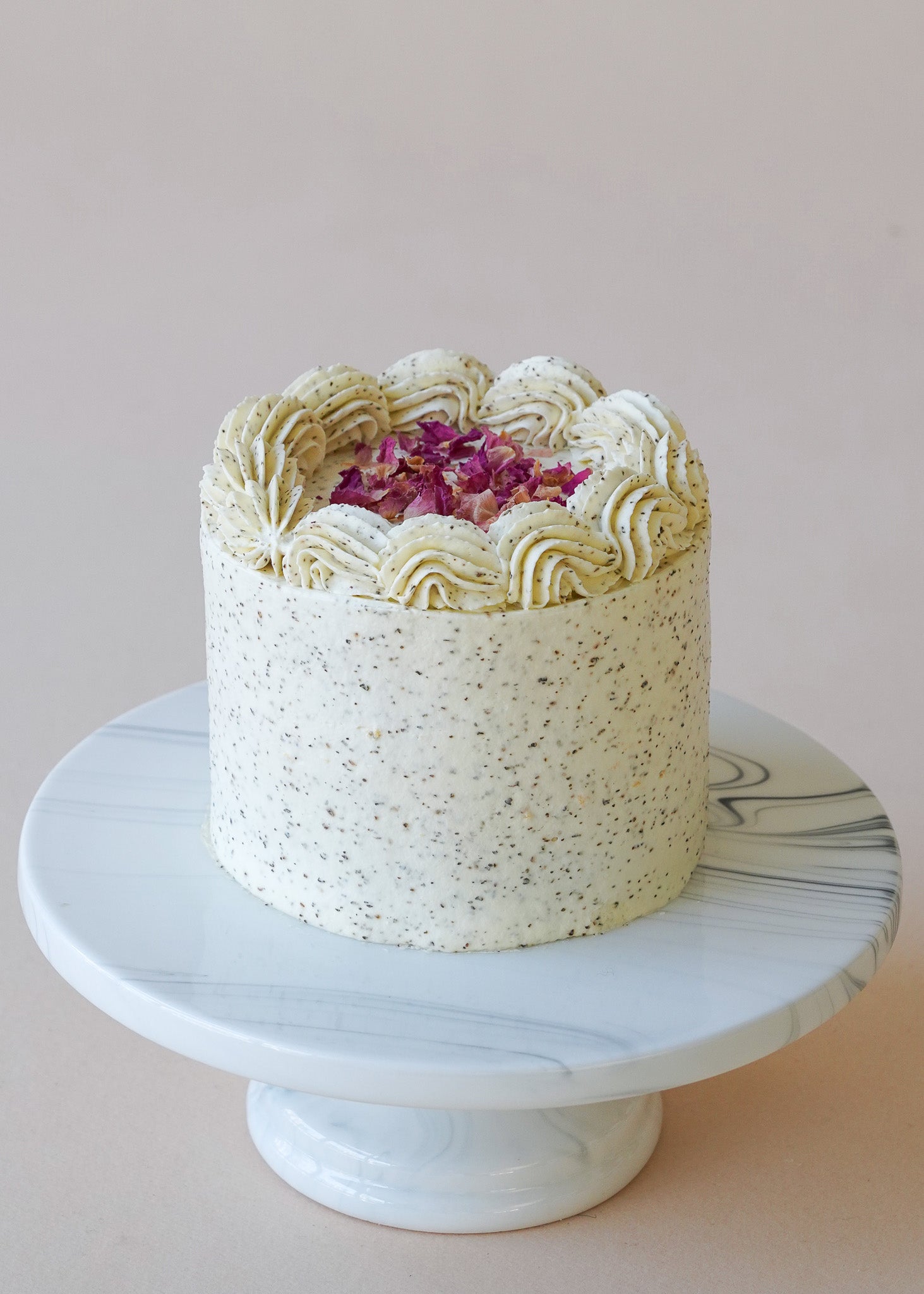 Earl Grey Mochi Chiffon Cake