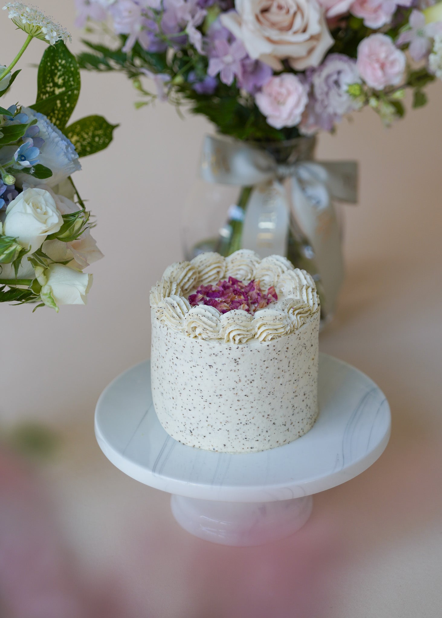Earl Grey Mochi Chiffon Cake