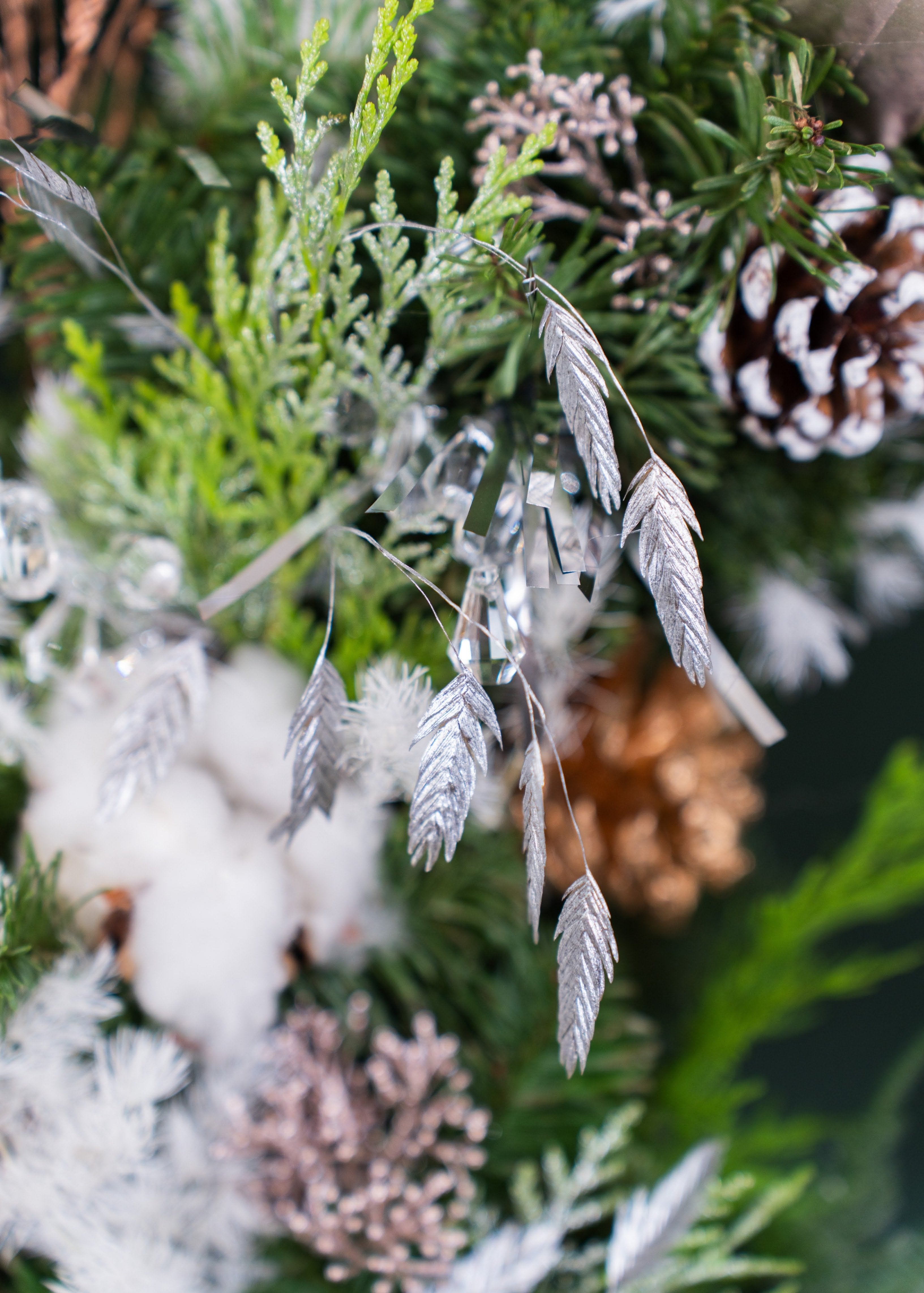 Gilded Garland Christmas Wreath