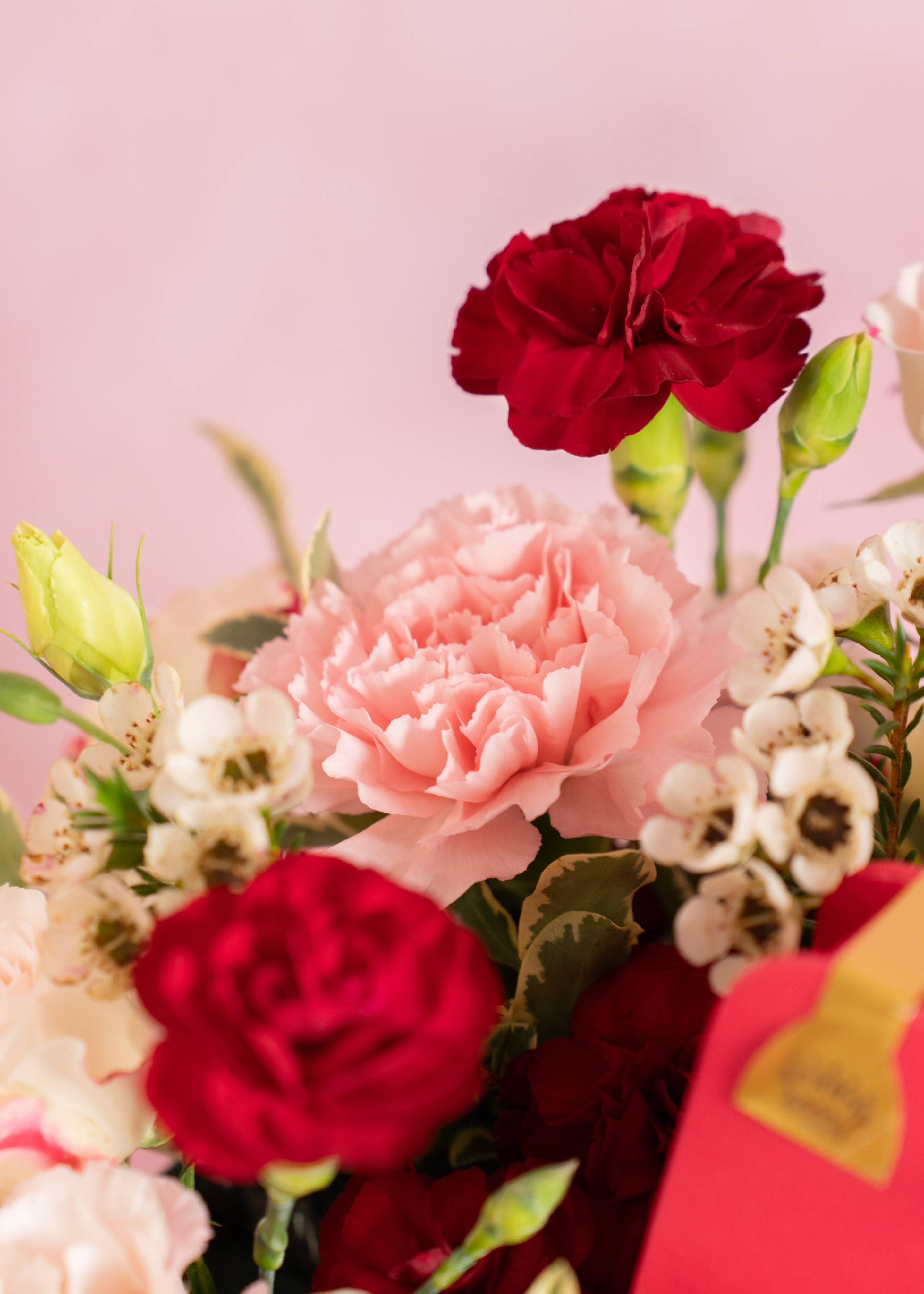 Stylish Surprise Flower Box with Charbonnel Chocolate | Mother's Day Flower Collection
