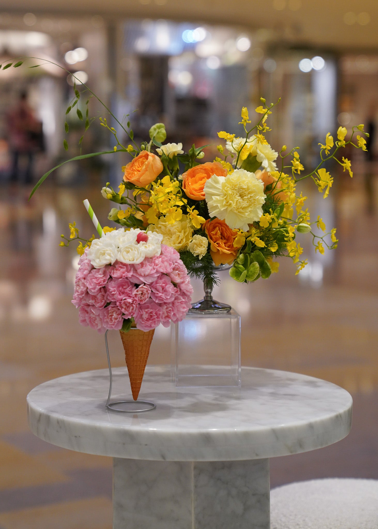 “Banana Sundae” Mini Centrepiece Arrangement